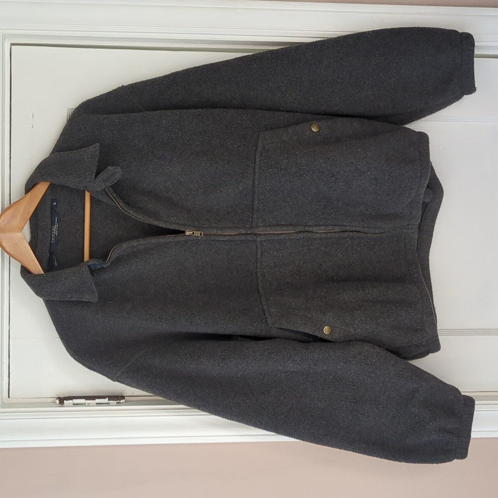 Vintage Polo Ralph Lauren Gray Fleece Jacket